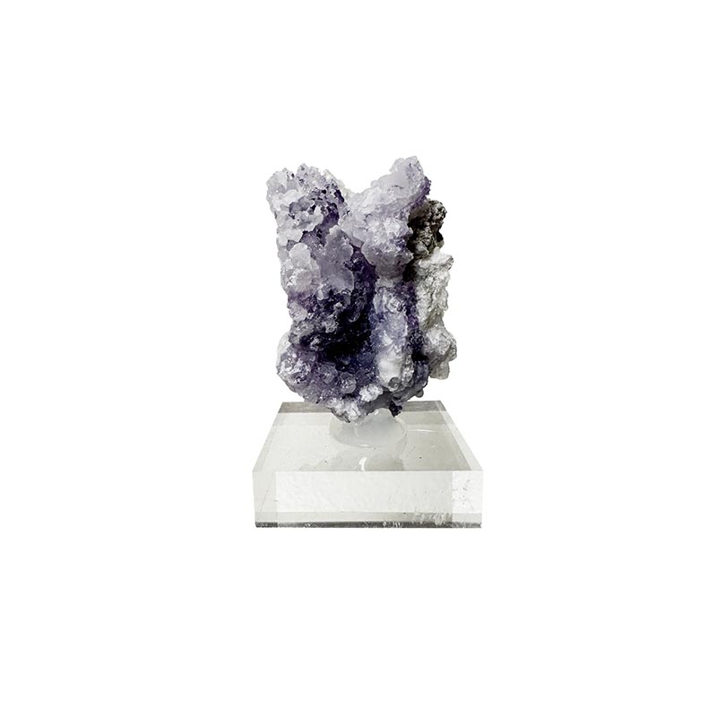 Géode de Calcédoine et Fluorite - Pièce unique - 202410_70