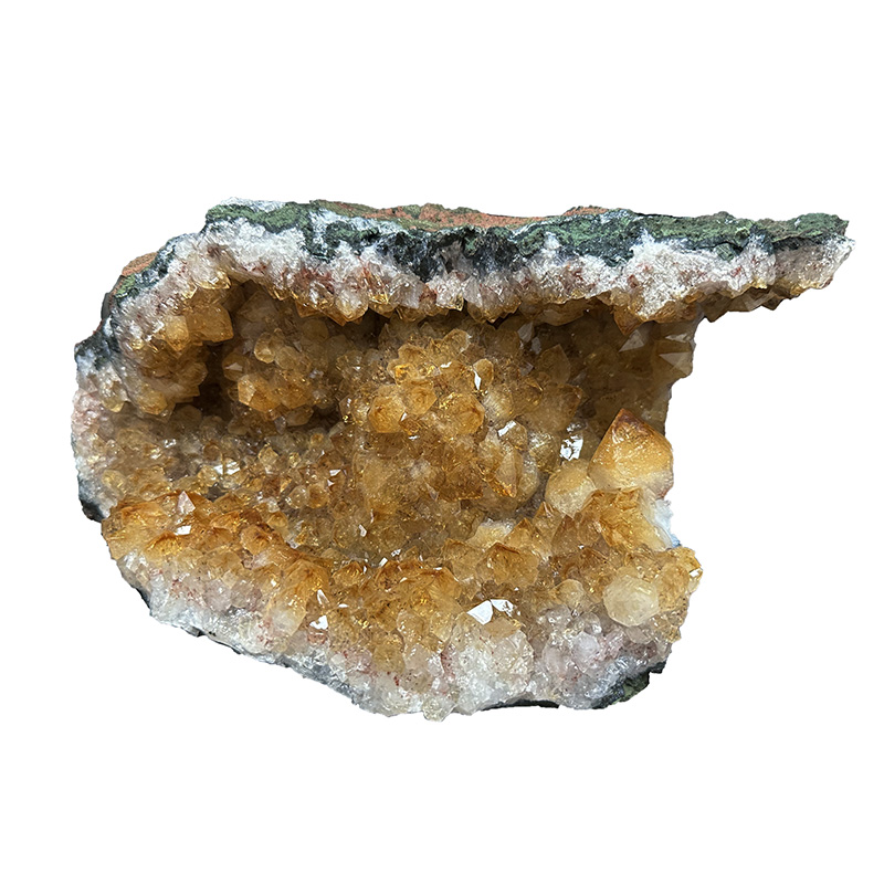 Plaque d'Améthyste chauffée (citrine) - Pièce unique - 202411_51