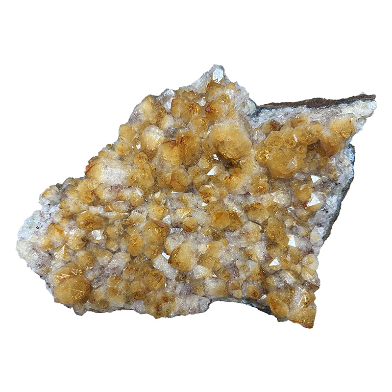 Plaque d'Améthyste chauffée (citrine) - Pièce unique - 202411_52