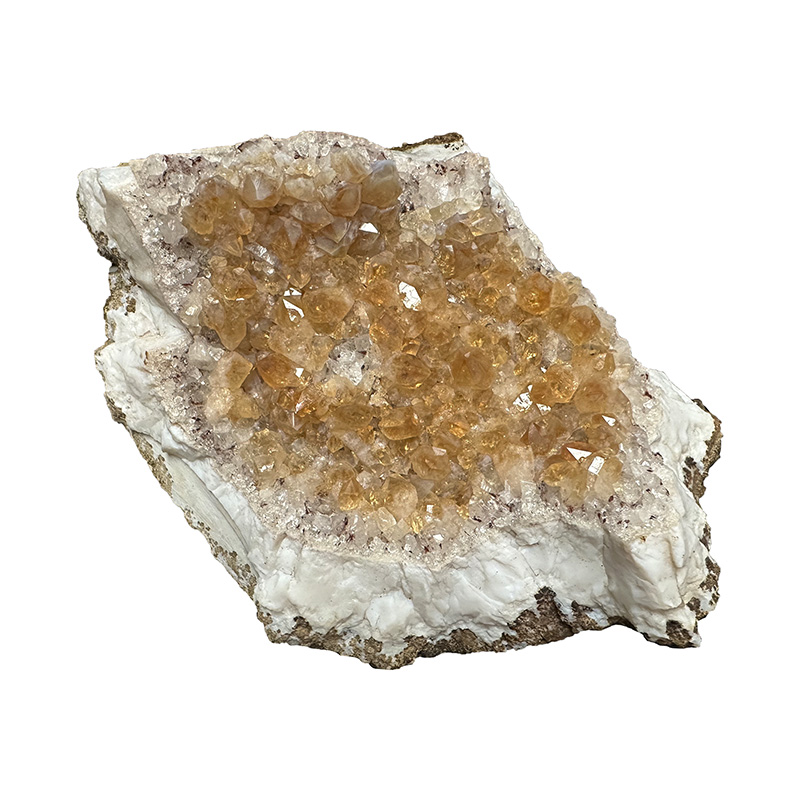 Plaque d'Améthyste chauffée (citrine) - Pièce unique - 202411_53