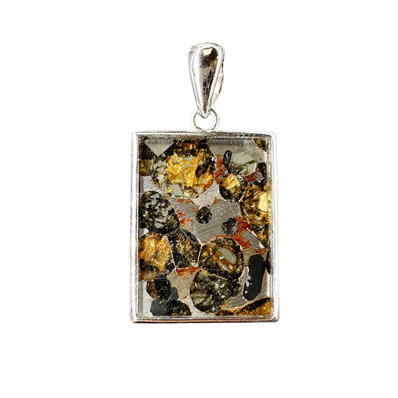 Pendentif Pallasite - Pièce unique - 202412_22