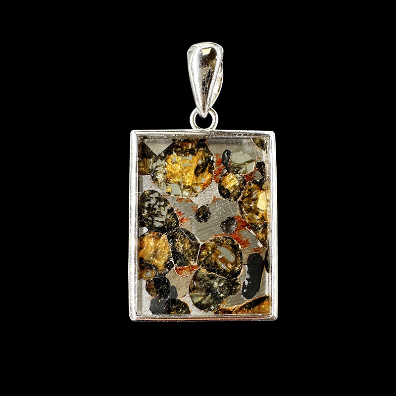 Pendentif Pallasite - Pièce unique - 202412_22