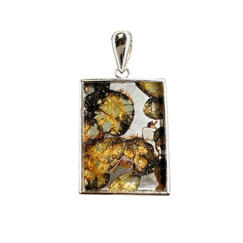 Pendentif Pallasite - Pièce unique - 202412_23