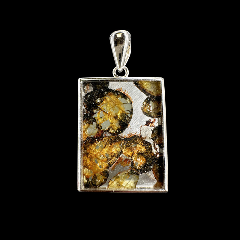 Pendentif Pallasite - Pièce unique - 202412_23