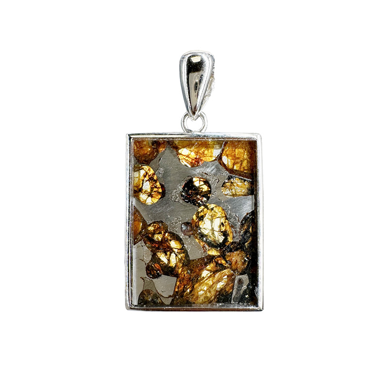 Pendentif Pallasite - Pièce unique - 202412_24