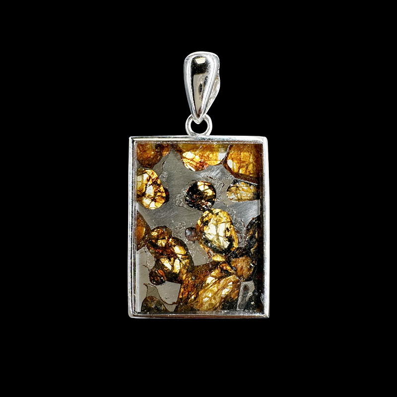 Pendentif Pallasite - Pièce unique - 202412_24