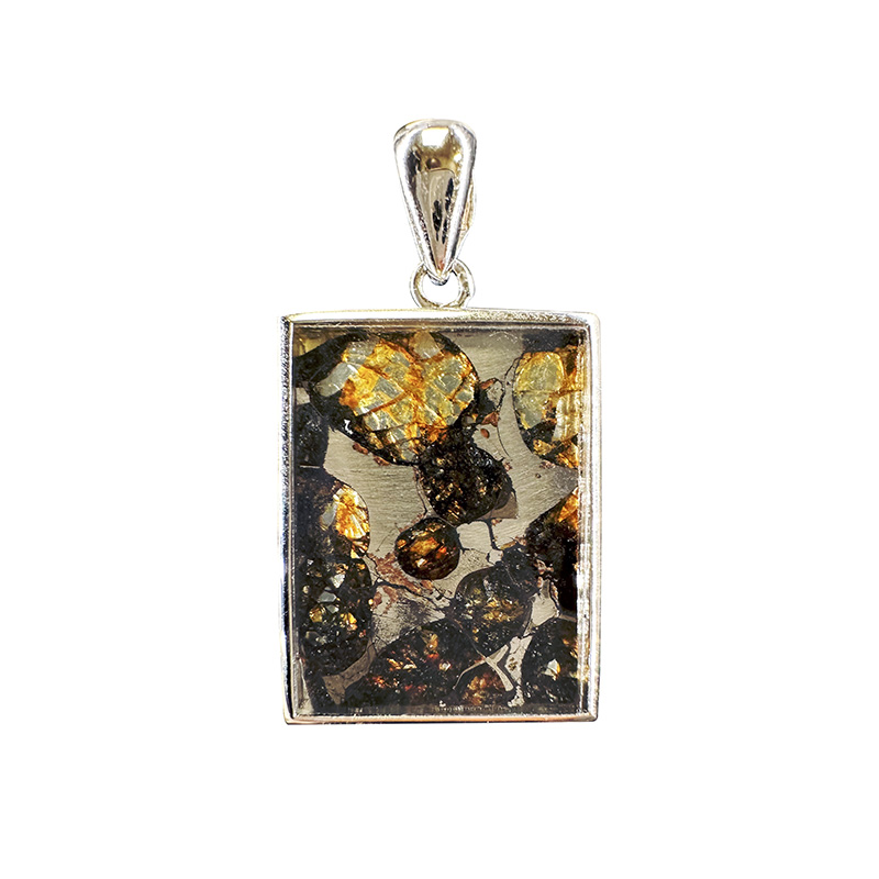 Pendentif Pallasite - Pièce unique - 202412_25