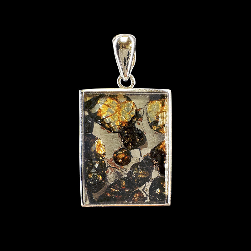 Pendentif Pallasite - Pièce unique - 202412_25