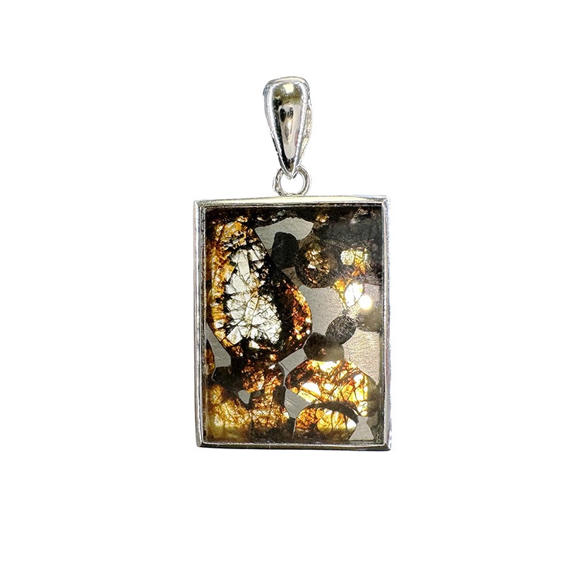 Pendentif Pallasite - Pièce unique - 202412_27