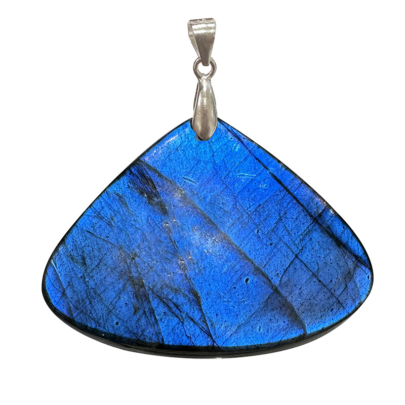 Pendentif en Labradorite bleue extra - Pièce unique - 202412_48