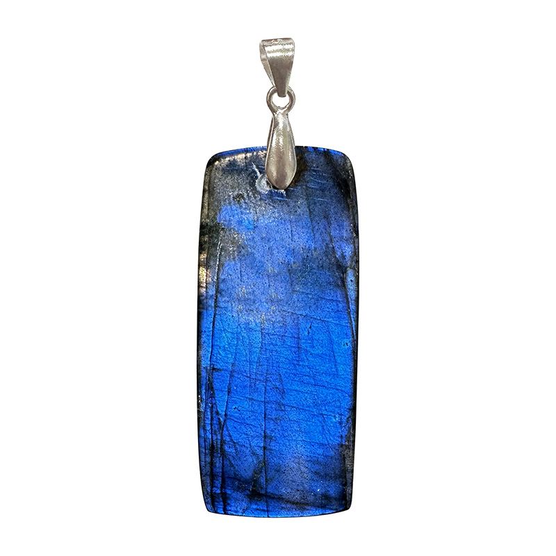 Pendentif en Labradorite bleue extra - Pièce unique - 202412_51