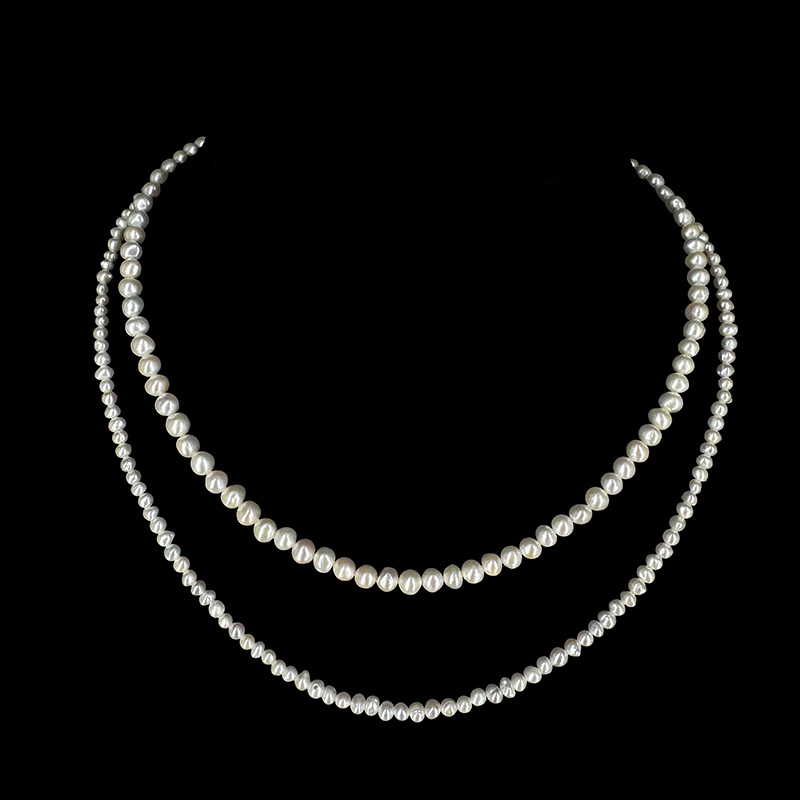 Collier Biwa Perles irrégulières