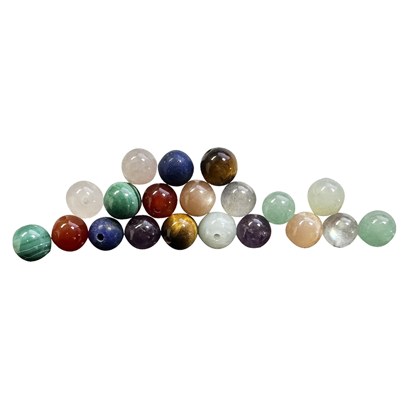 Perles semi trou - 6 mm - Lot de 20 pièces