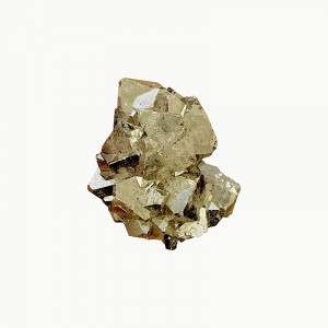 Cristaux naturels de pyrite Pérou 450gr 70mm