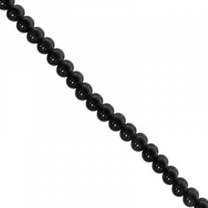 Collier Obsidienne noire 6 ou 8 mm