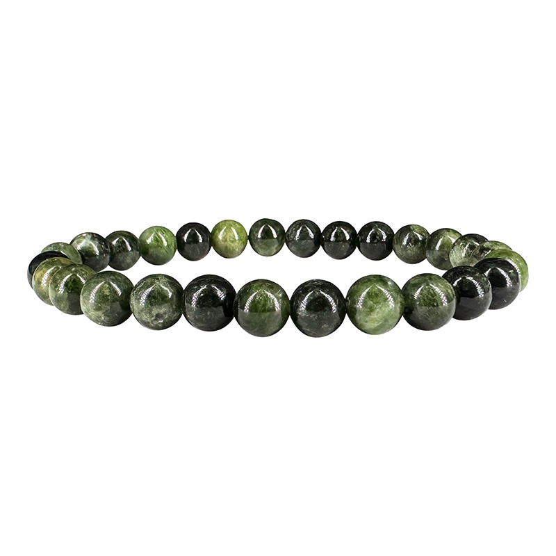 Bracelet en Diopside - Perles de 6 mm