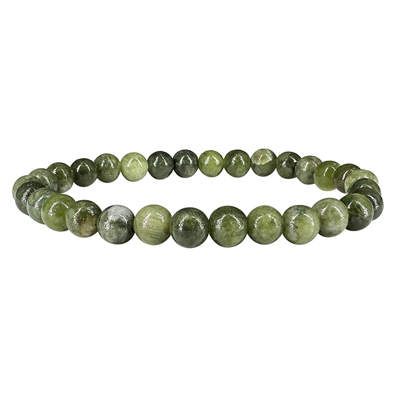 Bracelet en Jade Canada - Perles de 6 mm