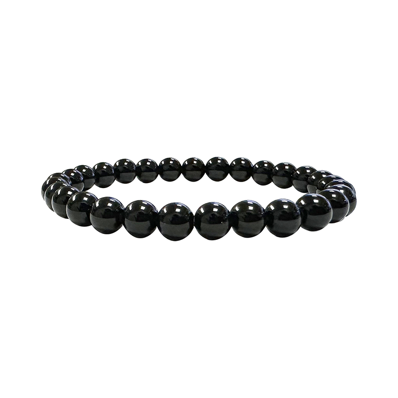 Bracelet en Obsidienne Noire - Perles de 6 ou 8 mm