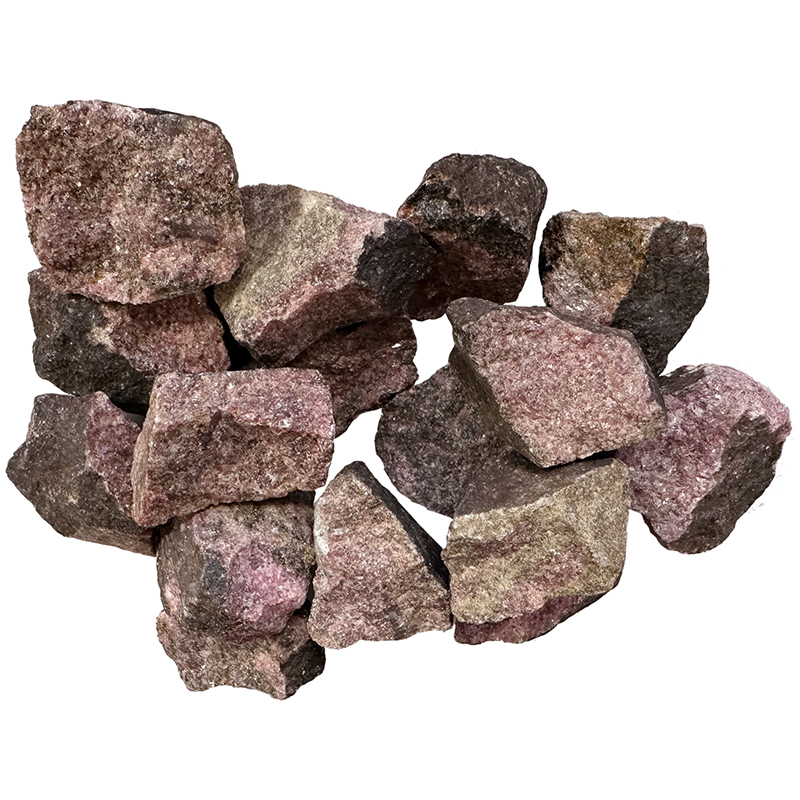 Rhodonite brute de Madagascar - Le kg - 3.5 à 6 cm