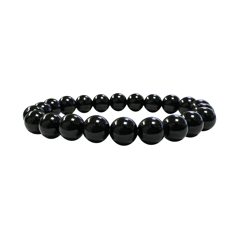 Bracelet en Obsidienne Noire - Perles de 6 ou 8 mm