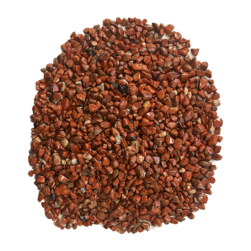 Pierres roulées grains en Jaspe rouge SACHET 1KG