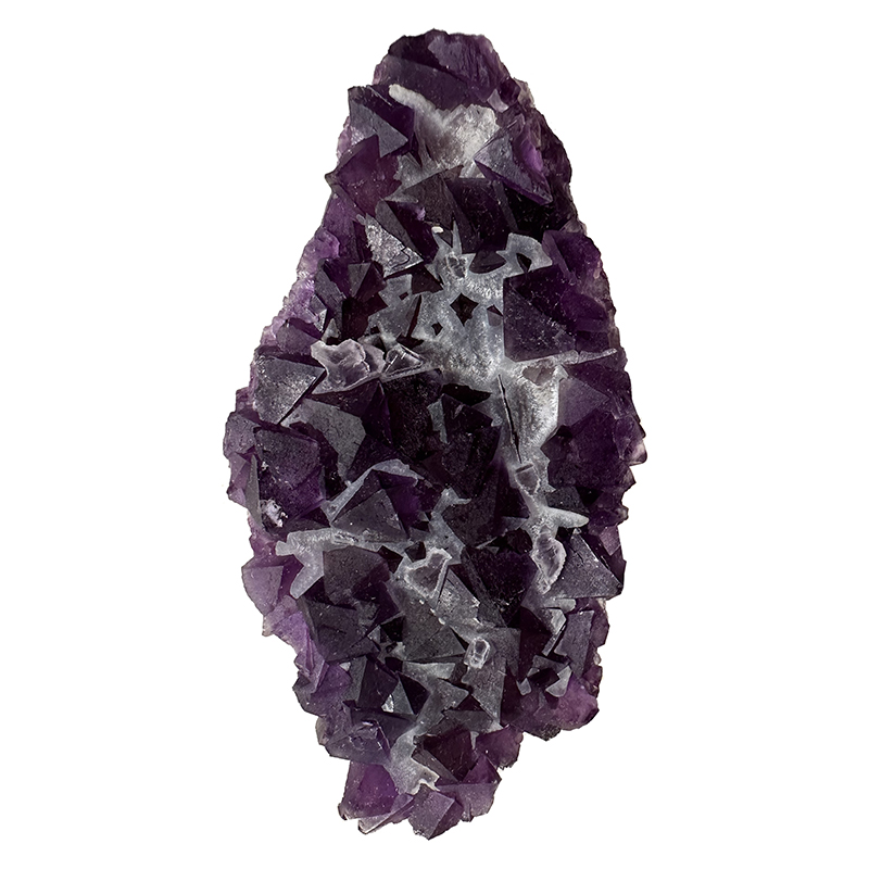 Fluorite violette octaèdrique - Pièce unique - 202408_39