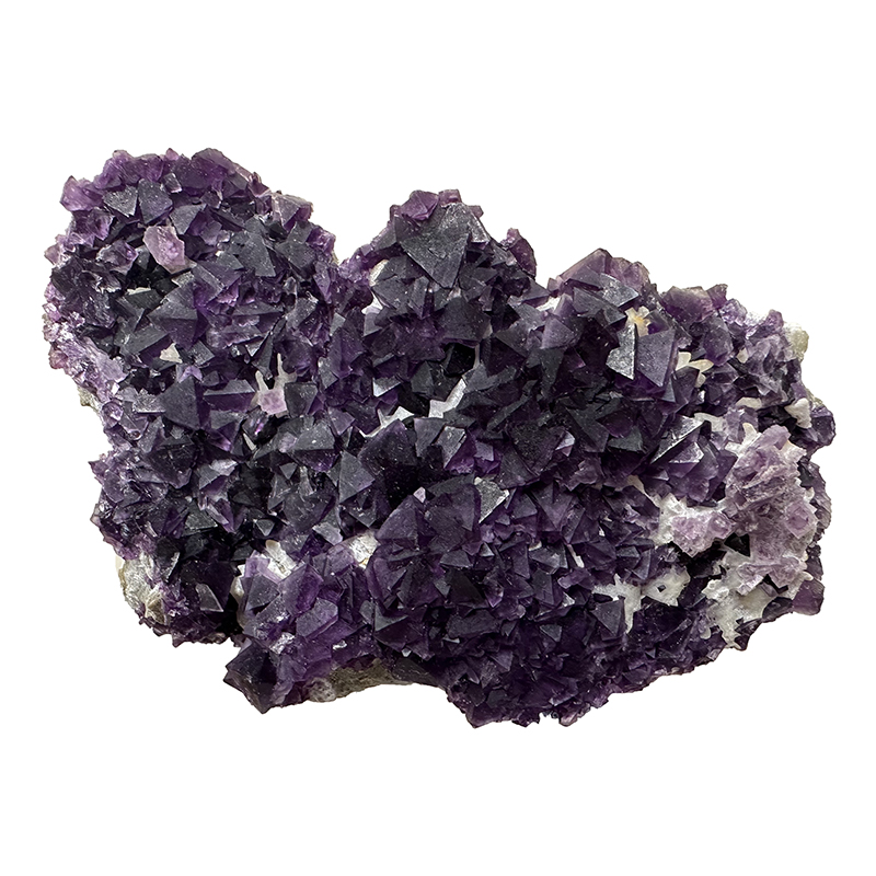 Fluorite violette octaèdrique - Pièce unique - 202408_42