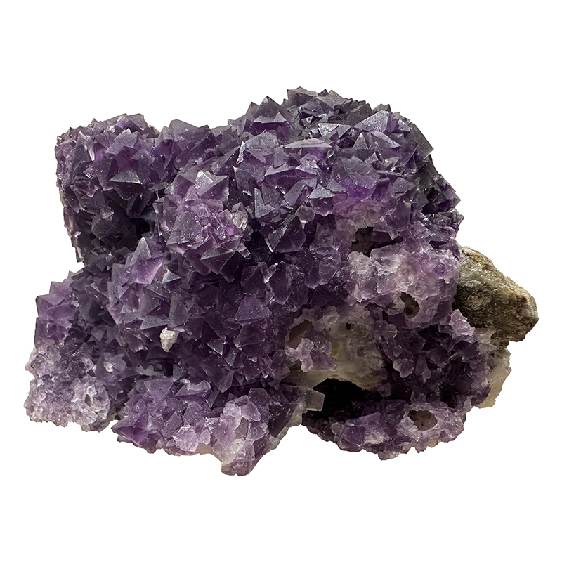 Fluorite violette octaèdrique - Pièce unique - 202408_44