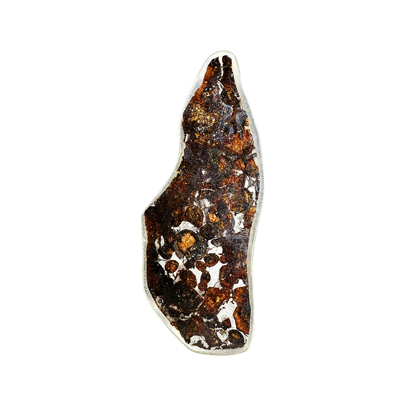 Météorite Pallasite Plaque - Pièce unique - 202501_115