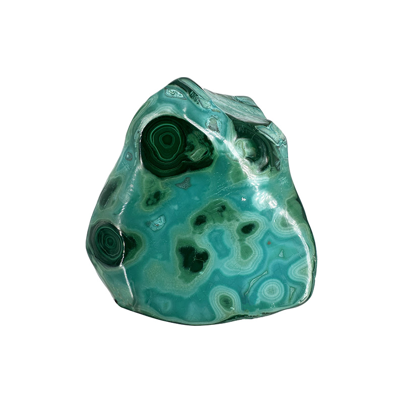 Chrysocolle et Malachite polie - Pièce unique - 202501_202