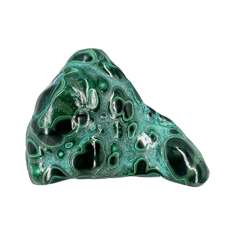 Chrysocolle et Malachite polie - Pièce unique - 202501_207