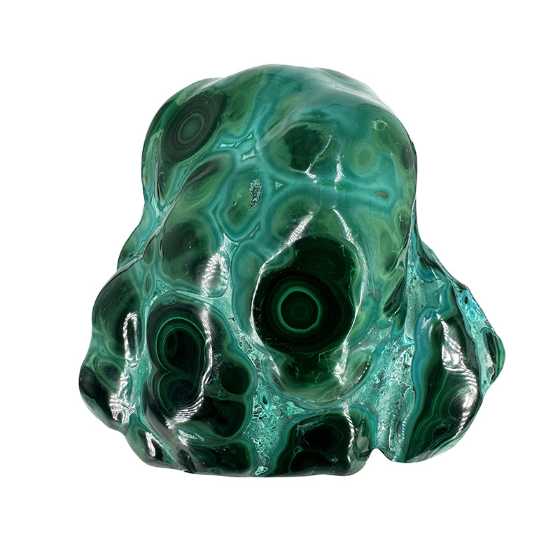 Chrysocolle et Malachite polie - Pièce unique - 202501_208